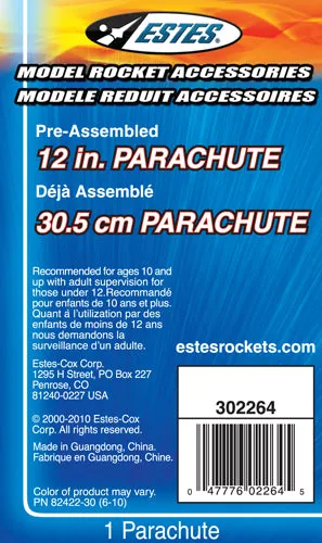 12 Inch Parachute | EST2264 | Estes