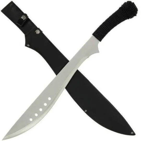 24" Book of Eli Bushcraft & Camping Machete with Custom Blade Material Variations