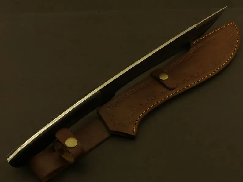 24" Eli Machete Bushcraft & Camping Machete (D2 Steel, Spring Steel are available) with Custom Blade Material Variations-Bushcraft Machete