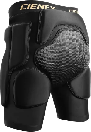 3D Hip Protective Padded Shorts EVA Tailbone Pad Impact Gear for Skiing Skating Snowboarding Skateboarding