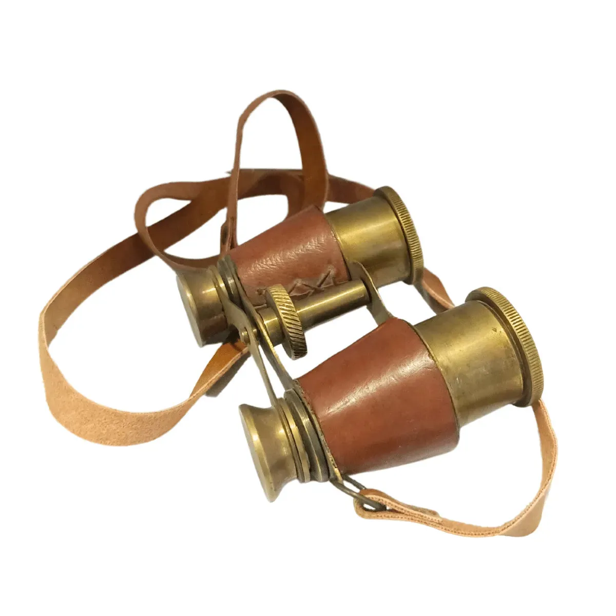 Brass Leather Binocular BB015