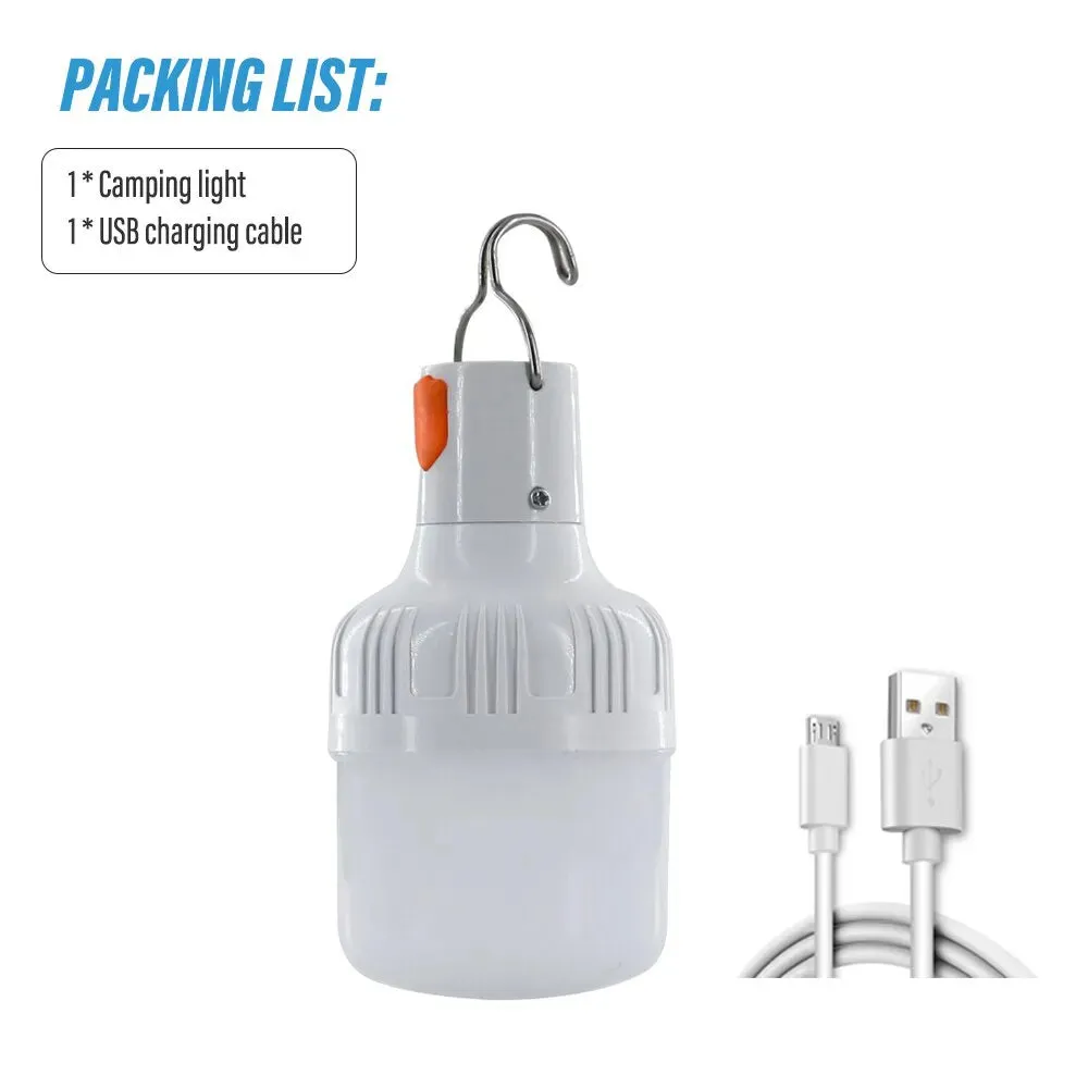 Camping Lamps USB Rechargeable LED Lamp Bulbs  - Illuminate Your Adventures with Portable Lighting