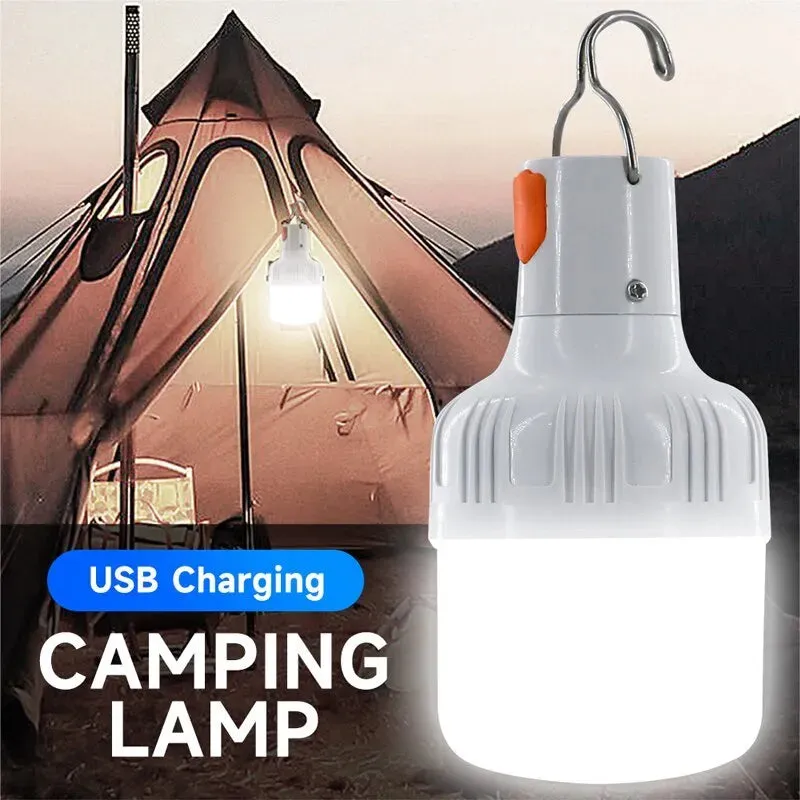 Camping Lamps USB Rechargeable LED Lamp Bulbs  - Illuminate Your Adventures with Portable Lighting