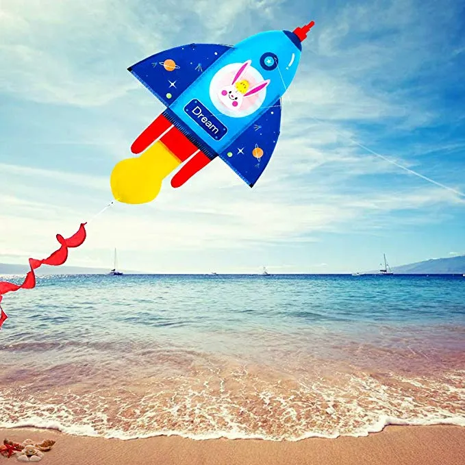 colorful rocket kite for kids