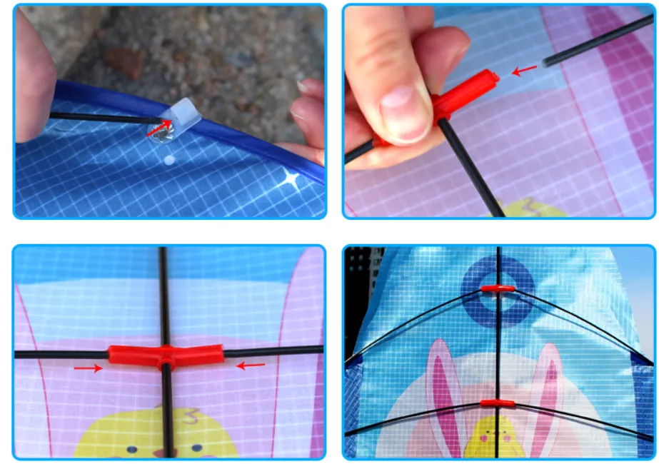 colorful rocket kite for kids