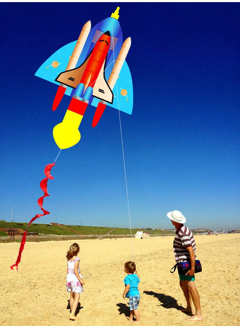colorful rocket kite for kids
