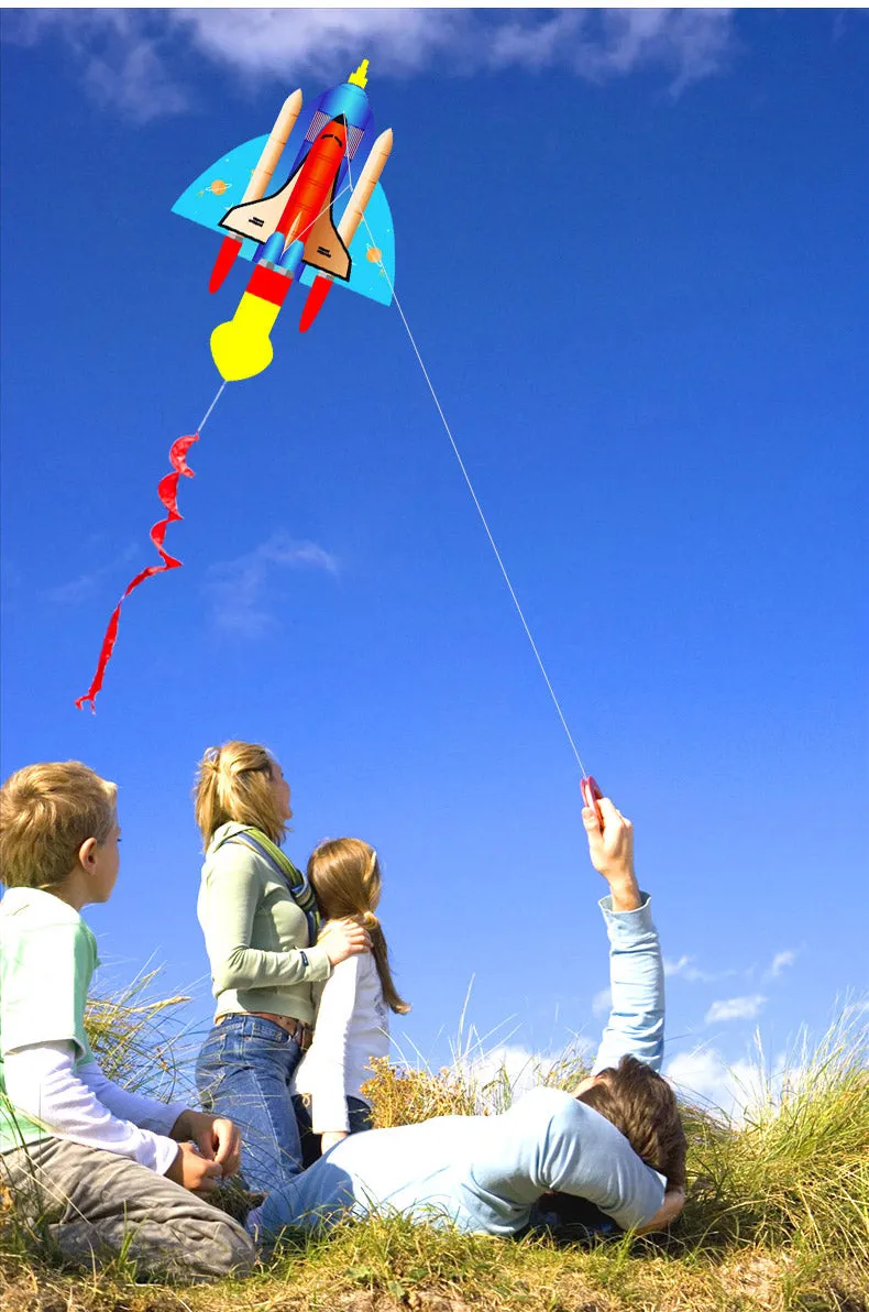 colorful rocket kite for kids