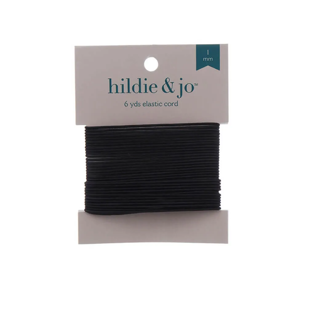 Cords & More Thick Elastic Cord Black