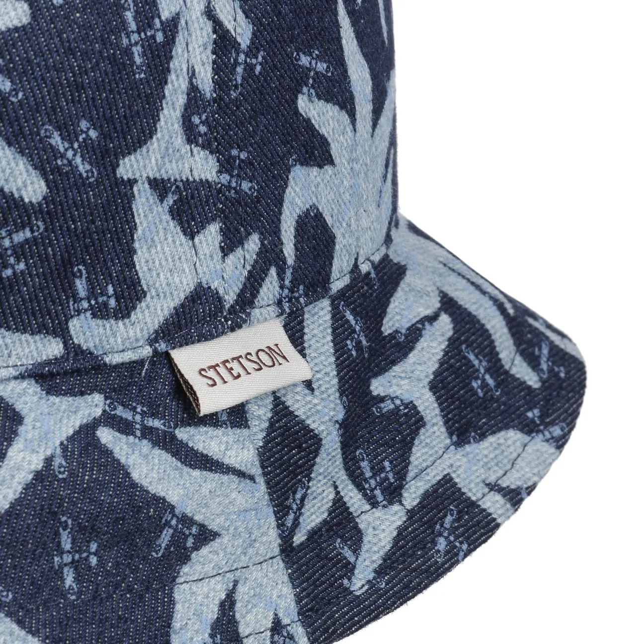 Denim Print Bucket Hat by Stetson