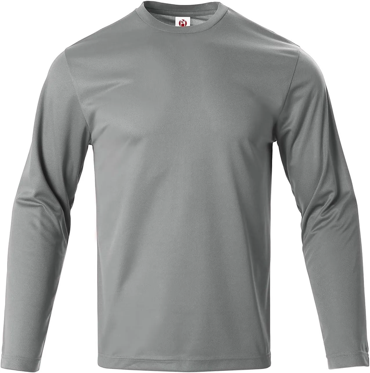 Facitisu Men Long Sleeve T Shirts Pack Quick Dry Athletic Running Activewear Workout Performance Tee Shirts
