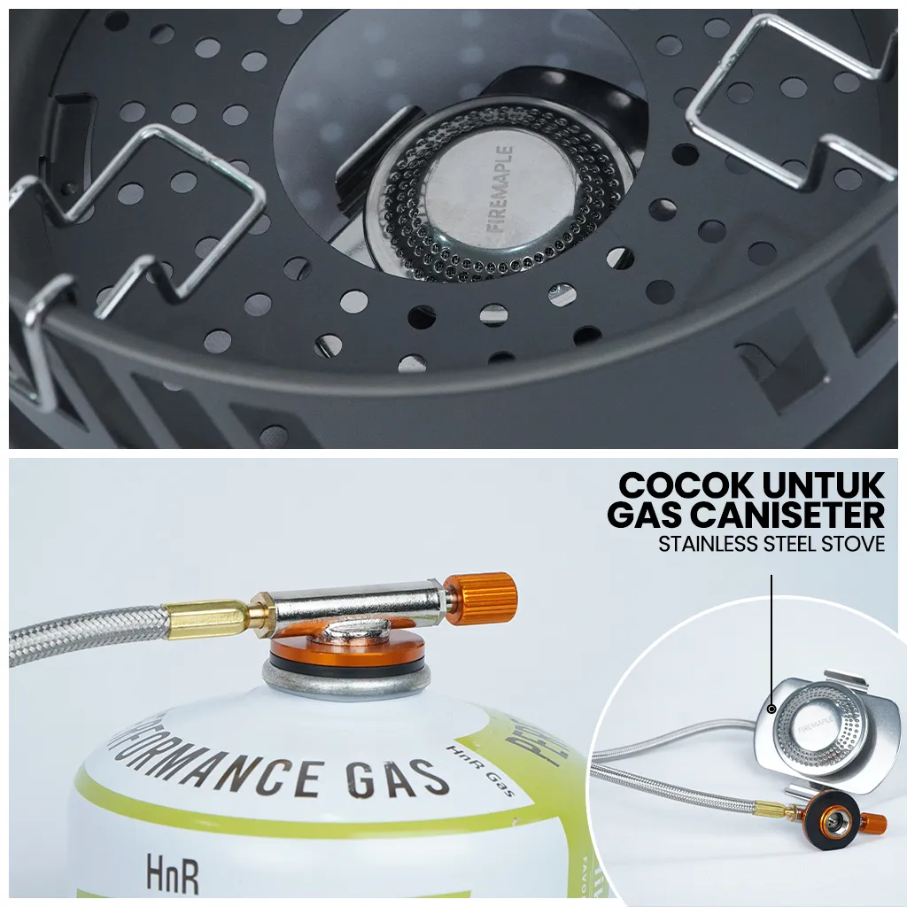 Firemaple Set Alat Masak Gas Burner