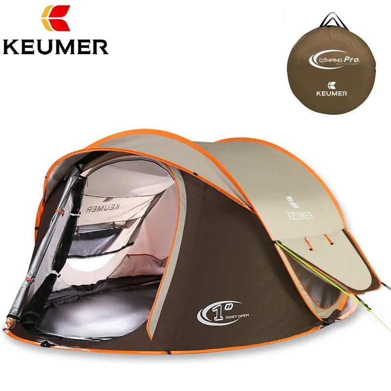 High Quality Instant Opening Pop-Up Tent (Waterproof/Windproof) (3 Persons Capcity)
