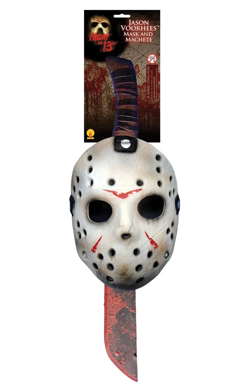 Jason Voorhees Machete & Mask Kit Accessory