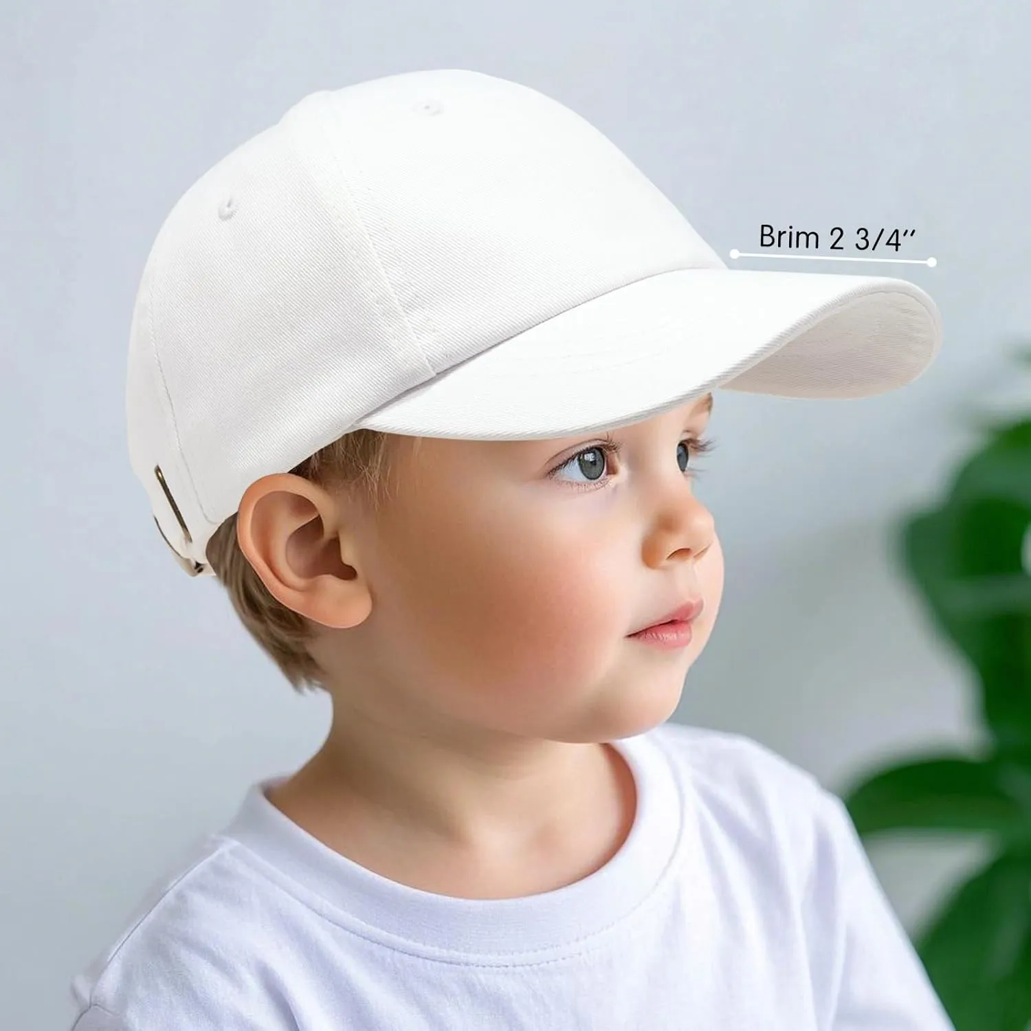 Kids Baseball Cap for Age 2-6,Adjustable Cotton Golf Hat for Boys & Girls
