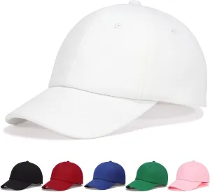 Kids Baseball Cap for Age 2-6,Adjustable Cotton Golf Hat for Boys & Girls