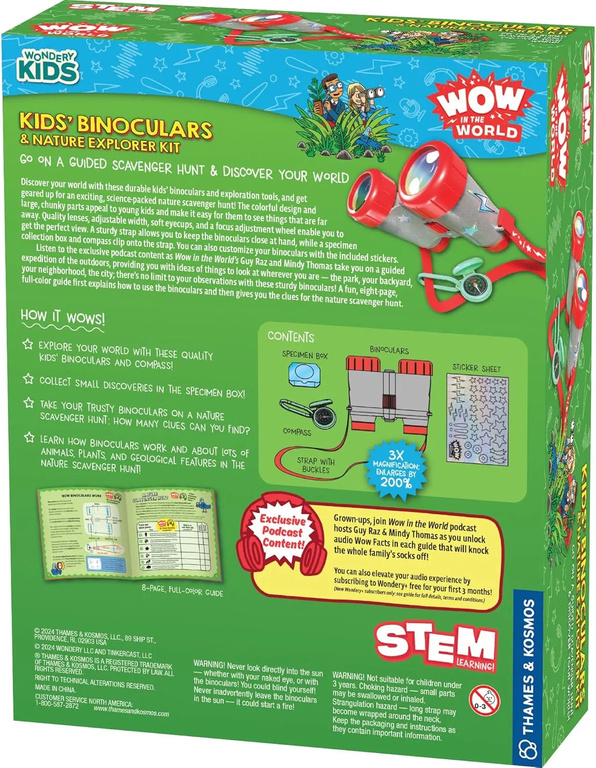 Kids Binoculars & Nature Explorer Kit