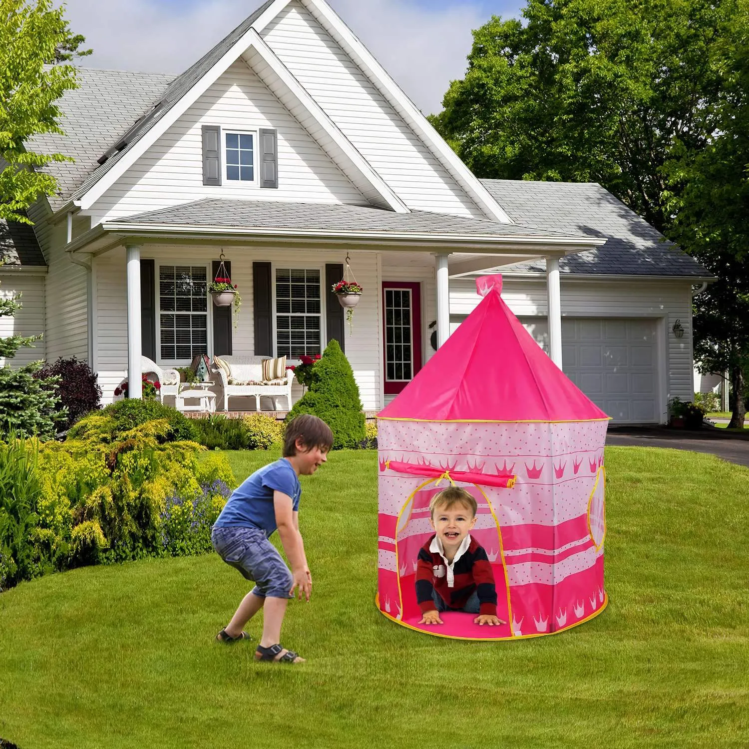 Kids Foldable Pop Up Play Tent