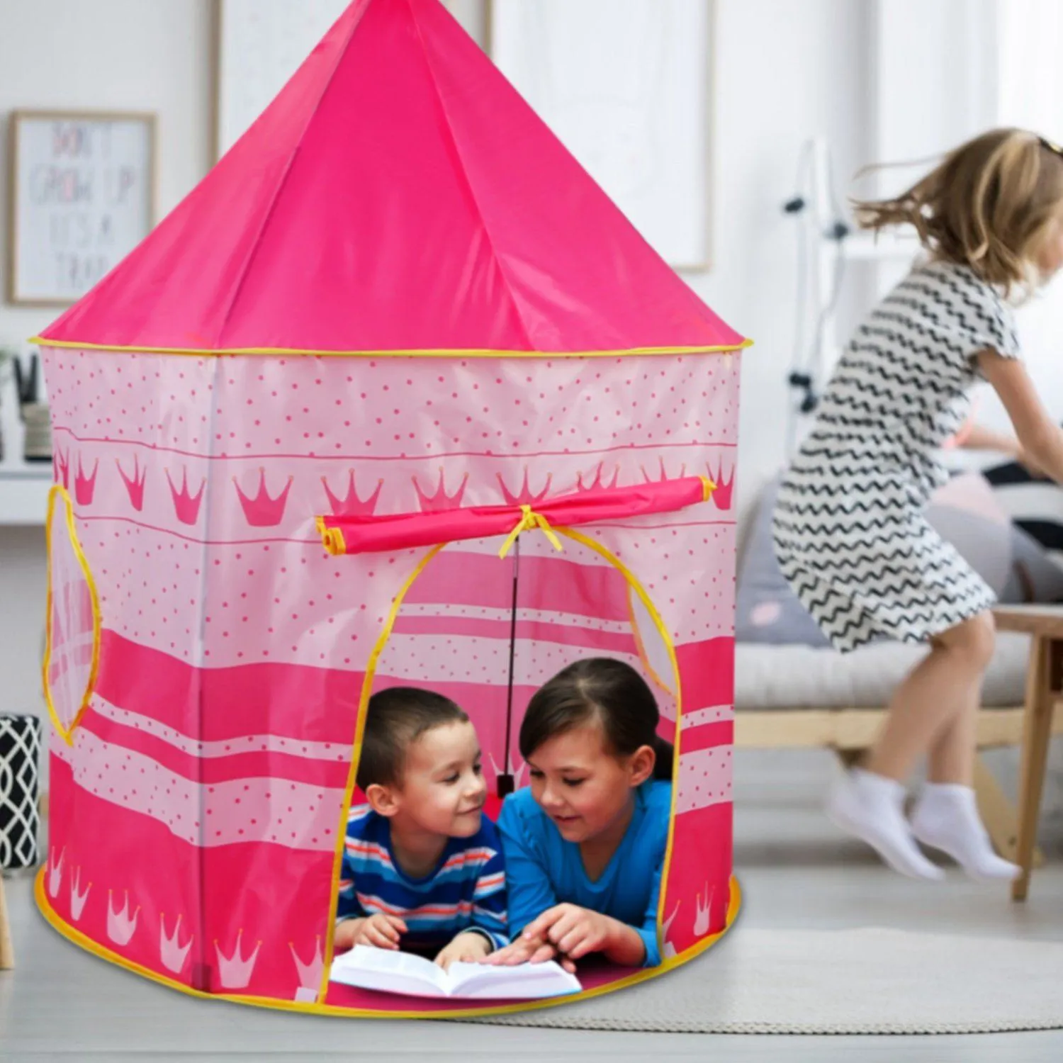 Kids Foldable Pop Up Play Tent