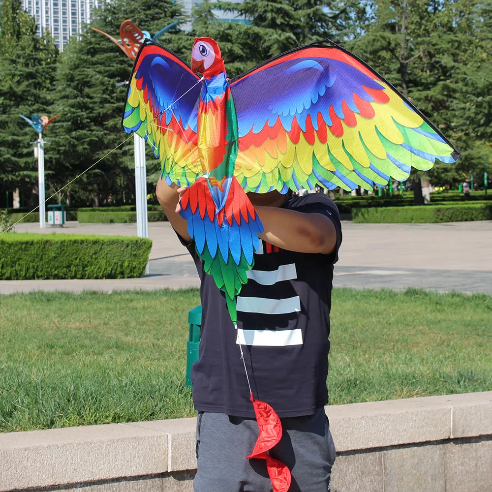 New 3D parrot animal kite