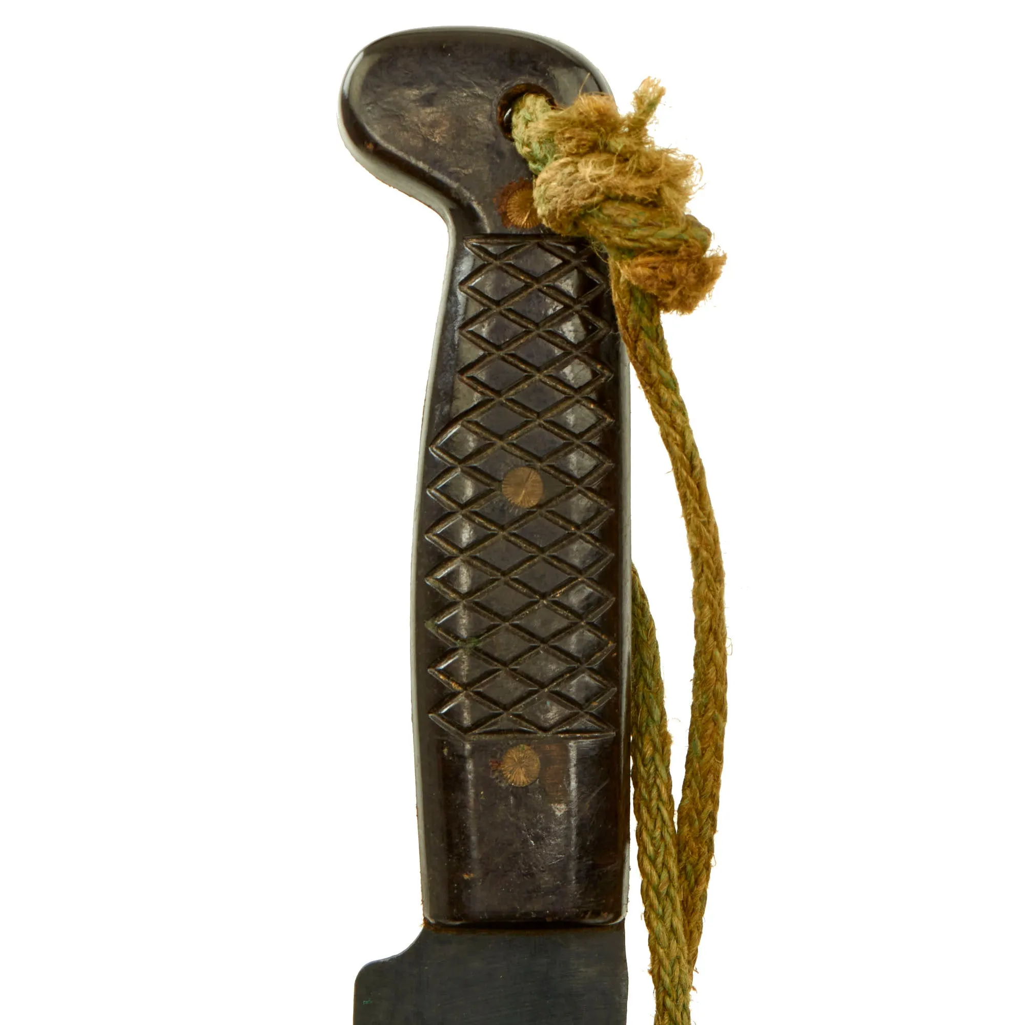 Original Scarce WWII Australian 15” Machete with Plastic Handle and Original Sheath - In Excellent Condition - Dated 1945