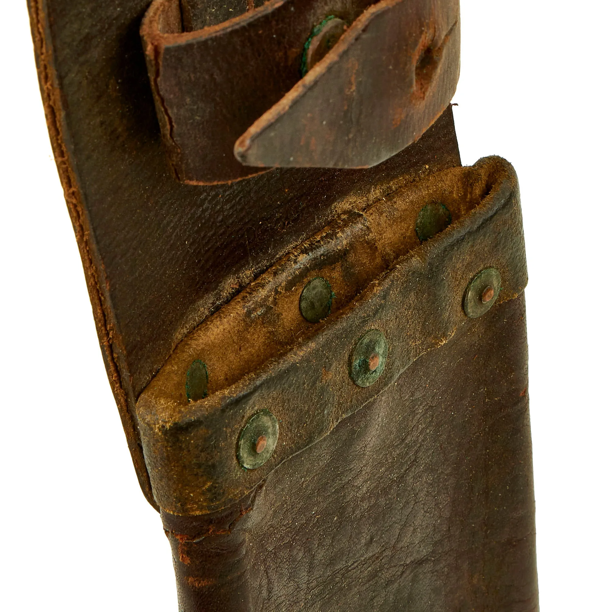 Original Scarce WWII Australian 15” Machete with Plastic Handle and Original Sheath - In Excellent Condition - Dated 1945