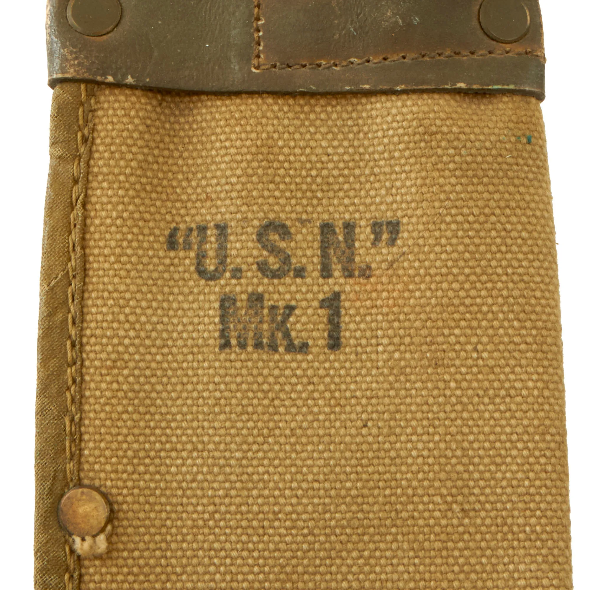 Original U.S. WWII US Navy Mk I Legitimus Collins & Co Machete Dated 1944 With Correct USN Marked Scabbard