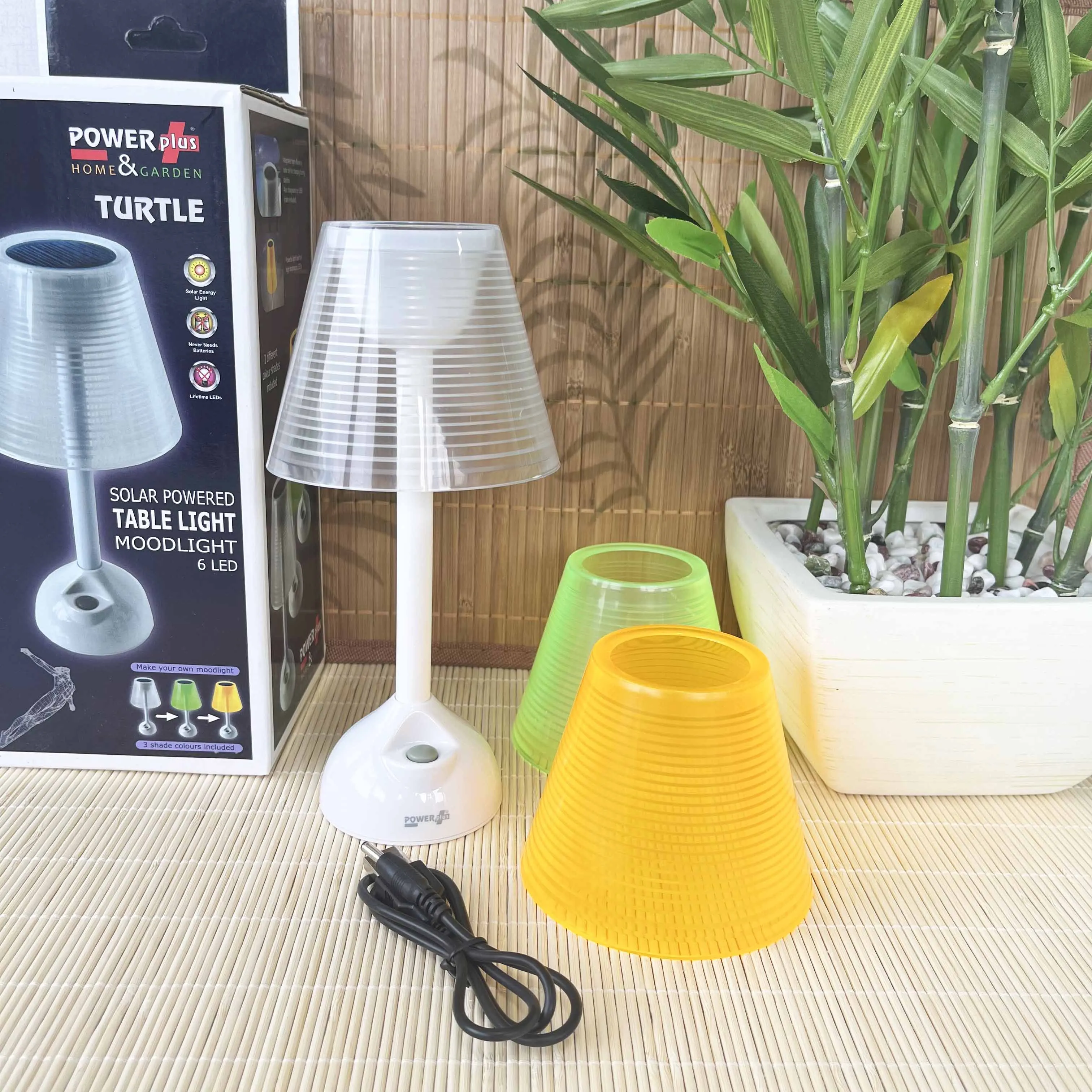 POWERplus Turtle Solar Powered LED Table Lamp