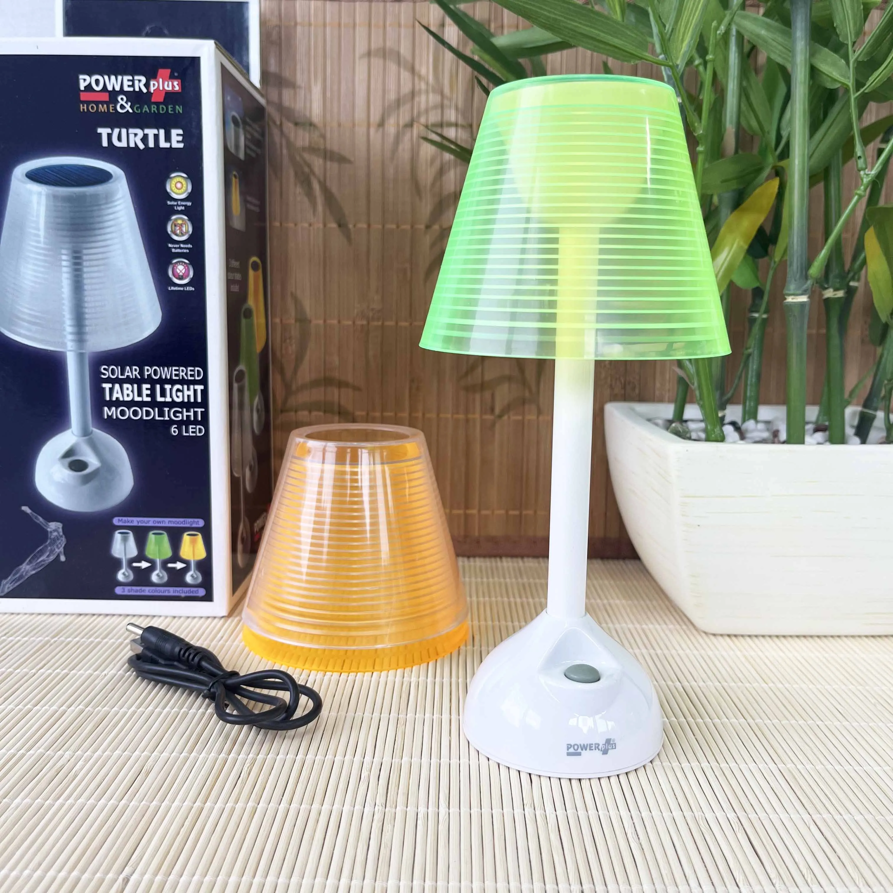 POWERplus Turtle Solar Powered LED Table Lamp
