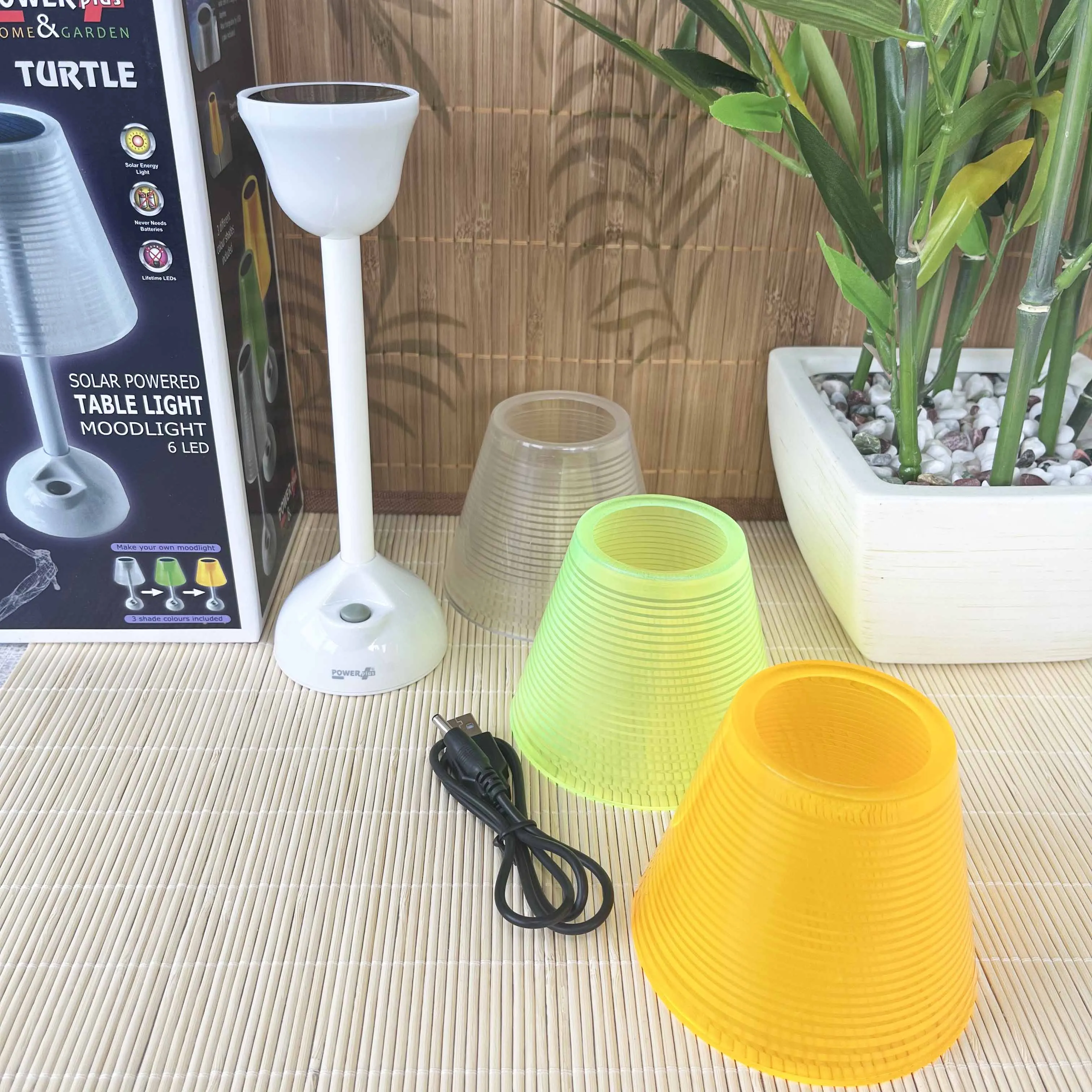 POWERplus Turtle Solar Powered LED Table Lamp