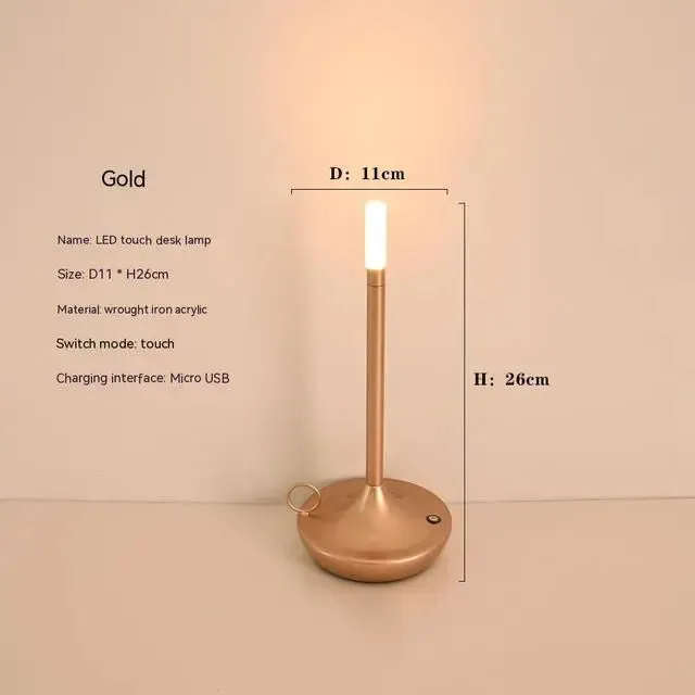 Rechargeable Waterproof LED Candlelight Camper Lamp