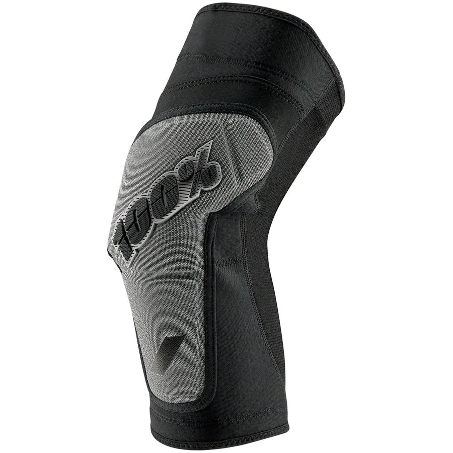 RIDECAMP Mountain Bike Knee Guards - Black/Gray