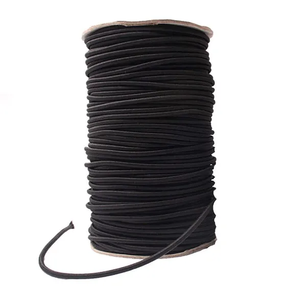 Round Stretch Elastic Bungee Cord (by the yard)