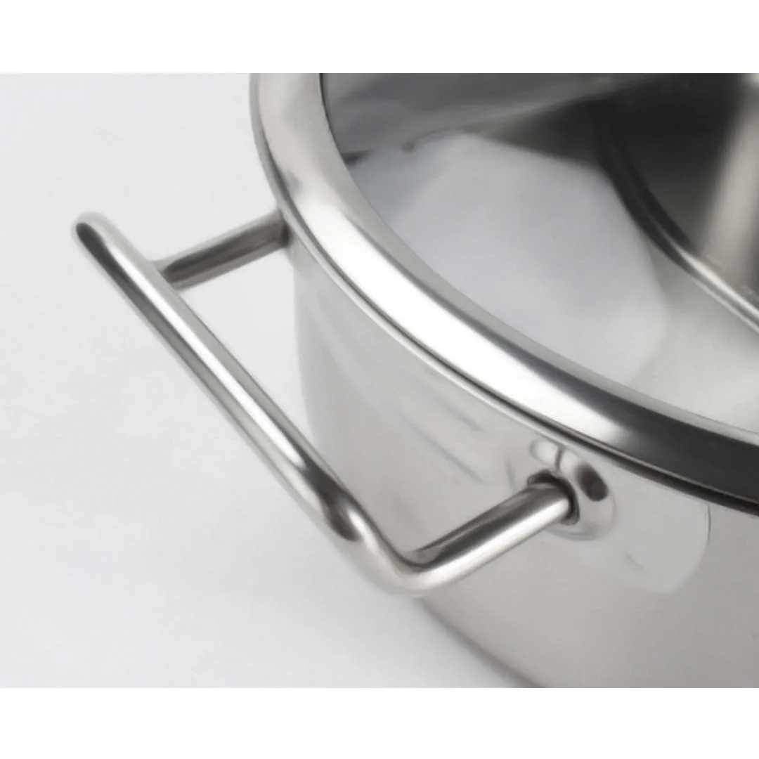 Smart Induction Cooktop Set Premium with 30cm Stainless Steel Induction Casserole Cookware