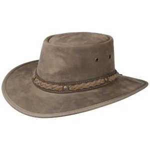 Squashy Bronco Leather Hat by BARMAH