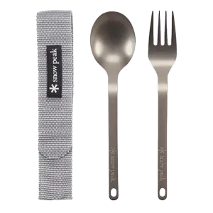 Titanium Fork & Spoon Set